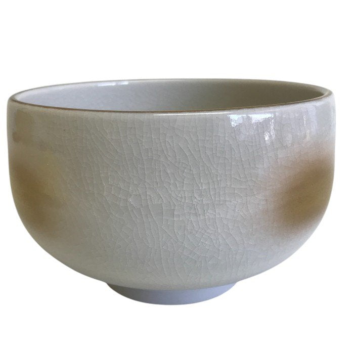九谷焼 芦湖 茶碗 和食器 抹茶茶碗 茶道 お茶道具 中古 W1