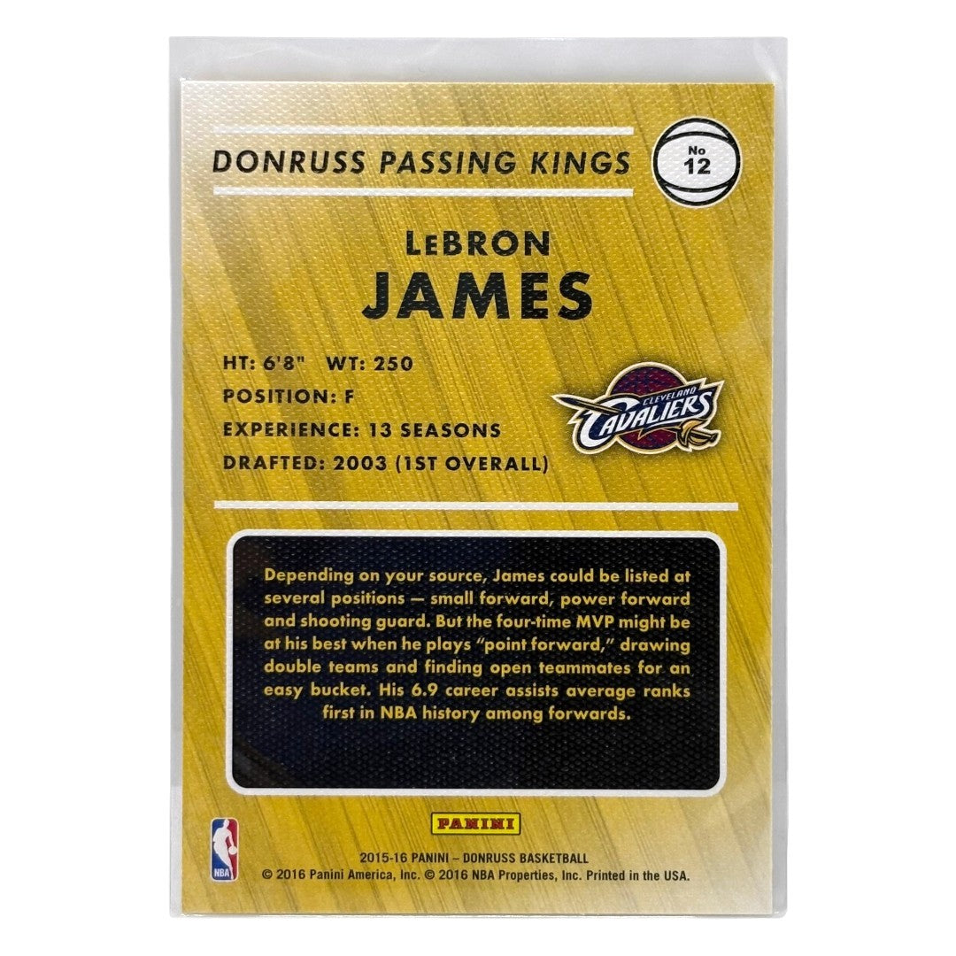 PANINI NBAカード DONRUSS LEBRON JAMES CLEVELAND CAVALIERS #12 中古 IT1