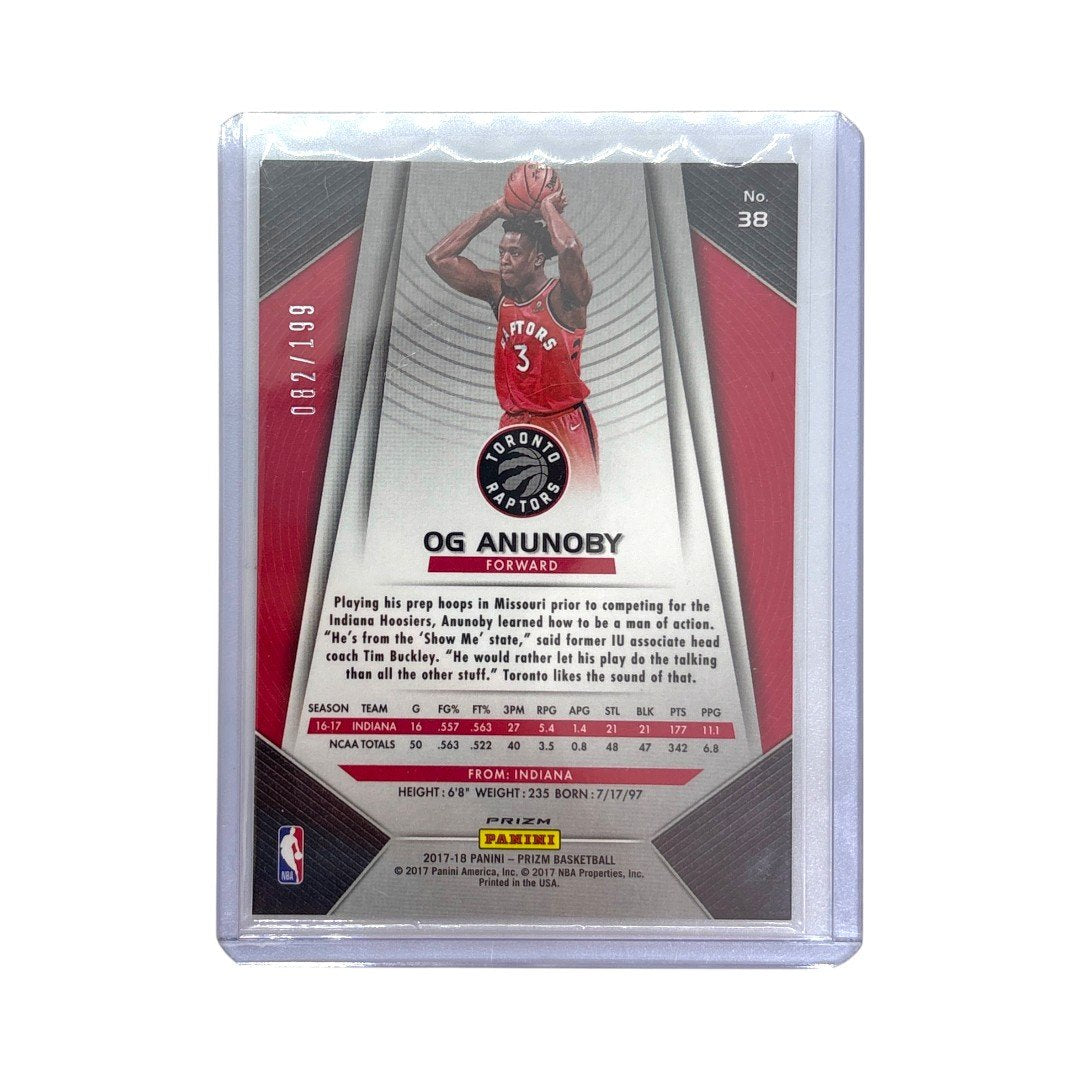 PANINI NBAカード PRIZM OG ANUNOBY TORONTO RAPTORS 082/199 #38 中古 IT1