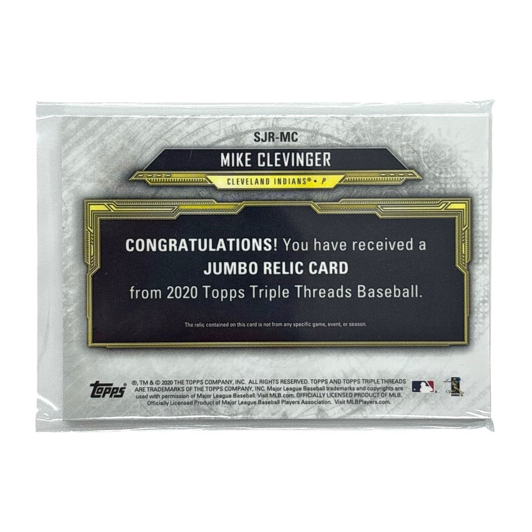 TOPPS MLBカード TRIPLE THREADS MIKE CLEVINGER CLEVELAND INDIANS 17/18 #SJR-MC 中古 IT1