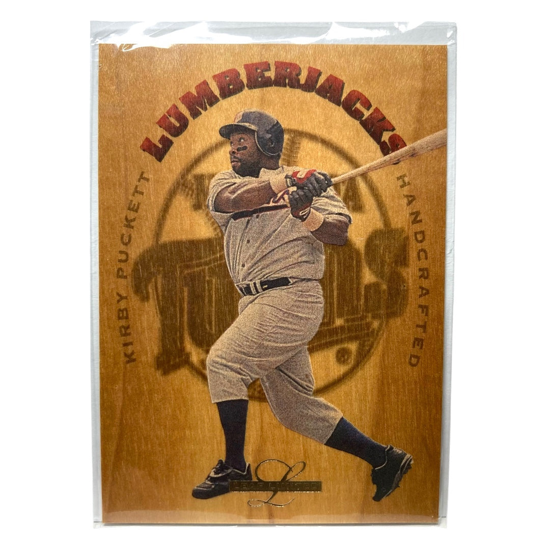 DONRUSS MLBカード LEAF LIMITED LUMBERJACKS KIRBY PUCKETT TWINS 4816/5000 #7 中古 IT2