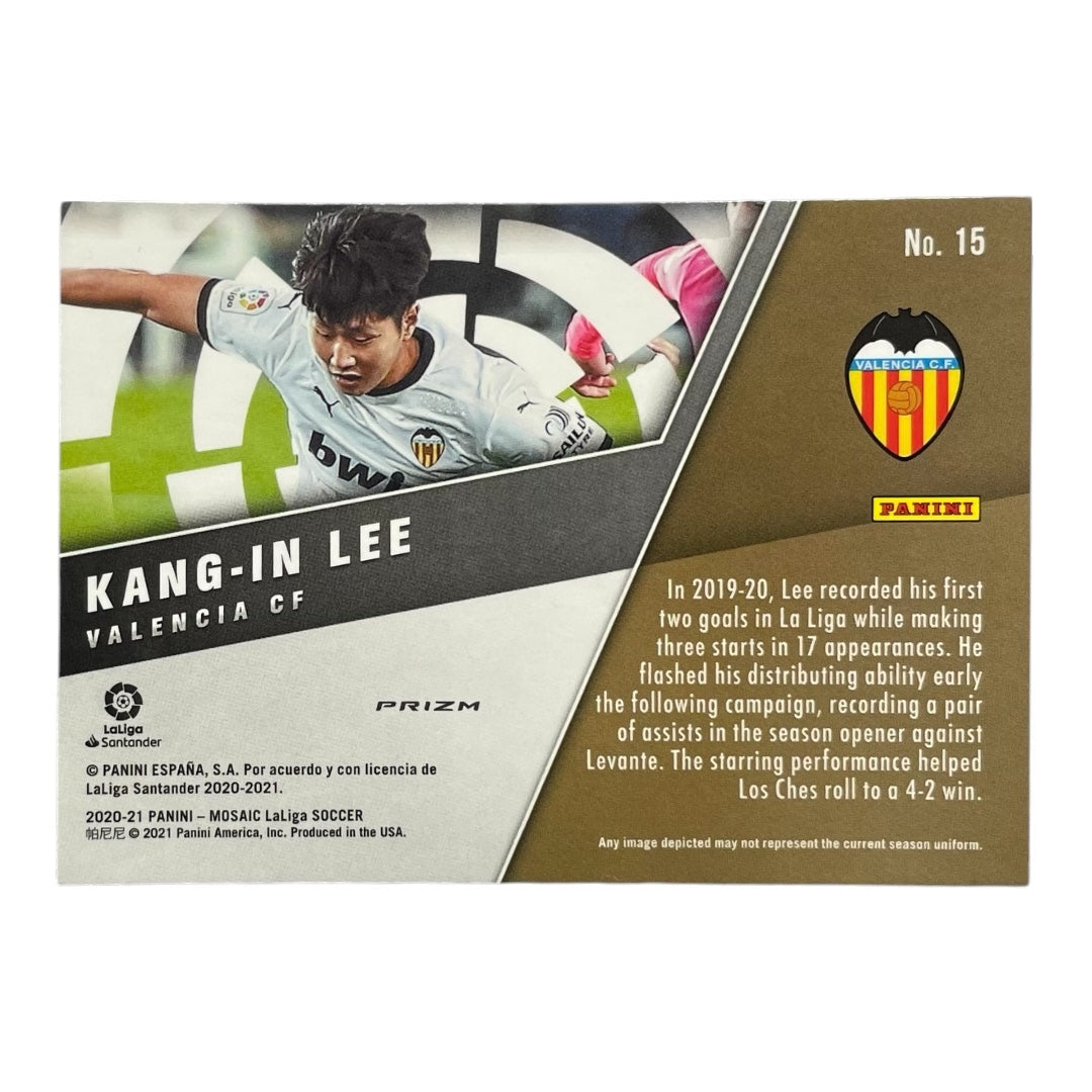 PANINI サッカーカード MOSAIC LALIGA PRIZM KANG-IN LEE VALENCIA #15 中古 IT2