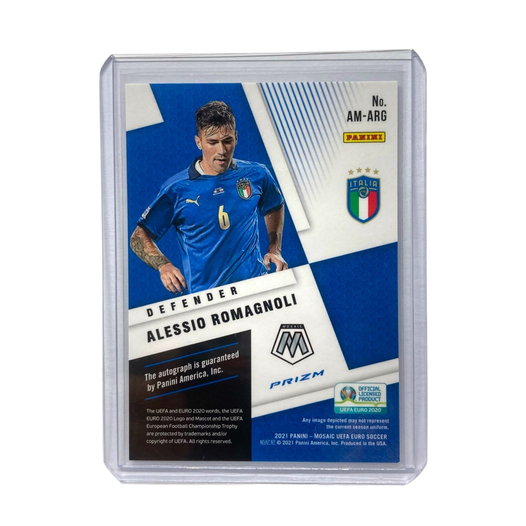 PANINI サッカーカード MOSAIC UEFA EURO PRIZM ALESSIO ROMAGNOLI ITALY #AM-ARG 中古 IT2
