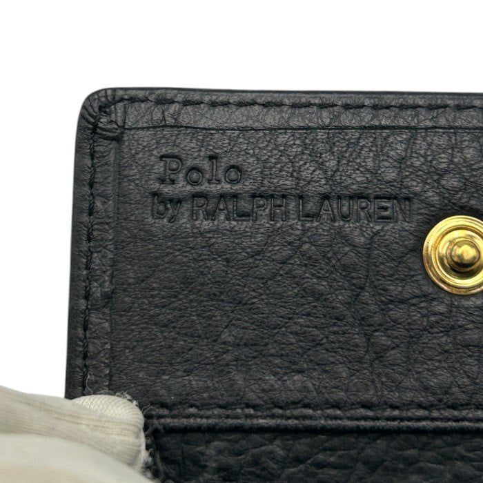 ポロ ラルフローレン コインケース 牛革 Polo RALPHLAUREN 小銭入れ ミニ レザー 中古 W4
