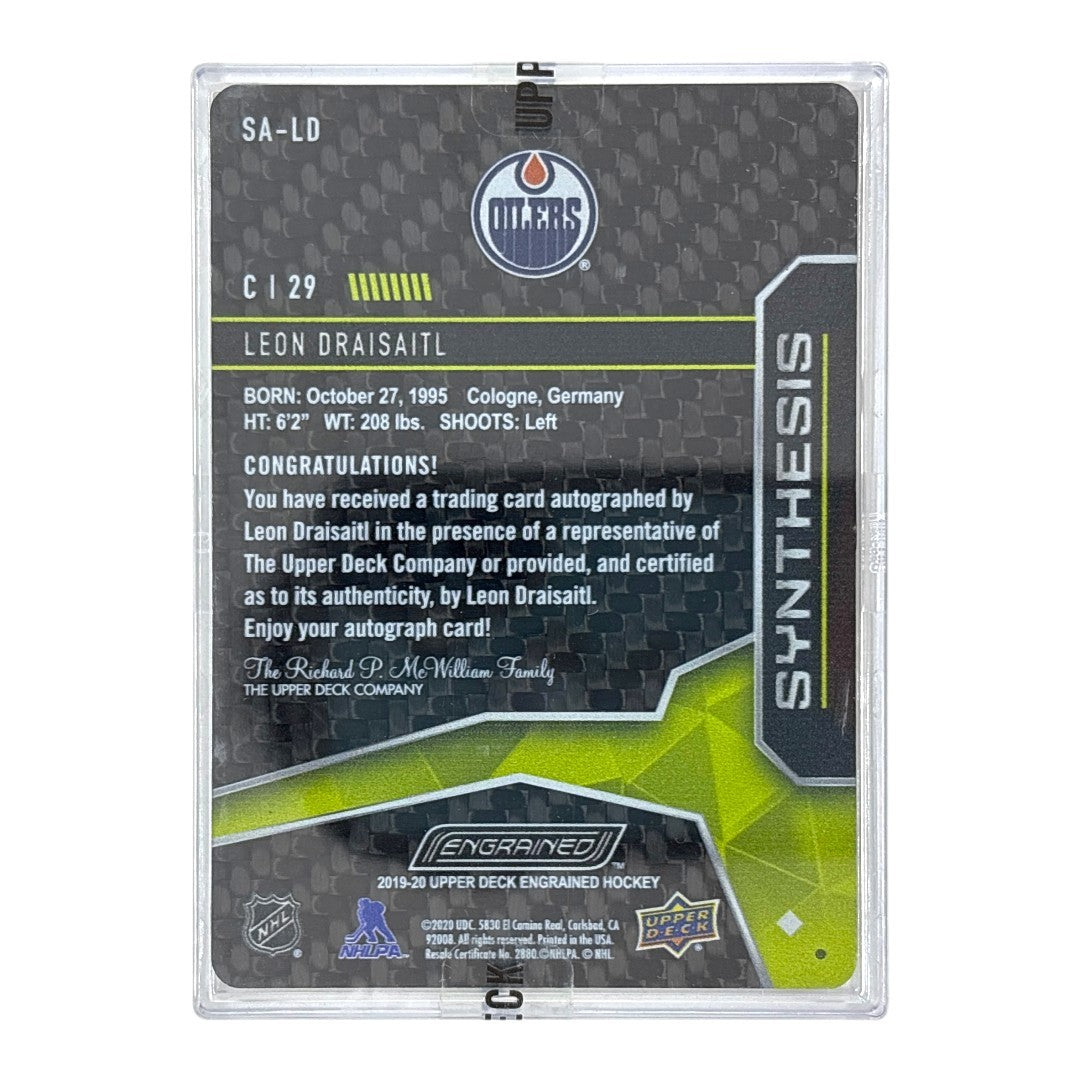 未開封品 UPPER DECK NHLカード ENGRAINED LEON DRAISAITL OILERS #SA-LD 中古 IT1