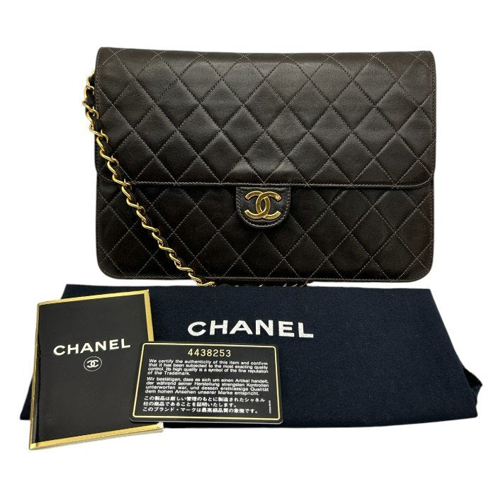 CHANEL シャネル 旧マトラッセ バッグ ブランド レザー 鞄 ショルダー レディース 中古 W4