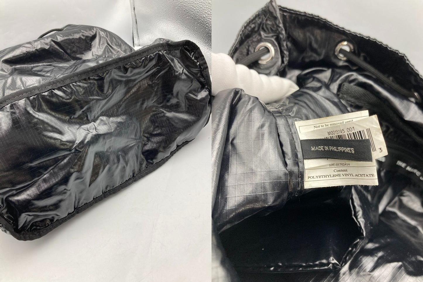 MARC JACOBS マークジェイコブス ザ リップストップ バックパック リュックサック ブラック 中古 D4