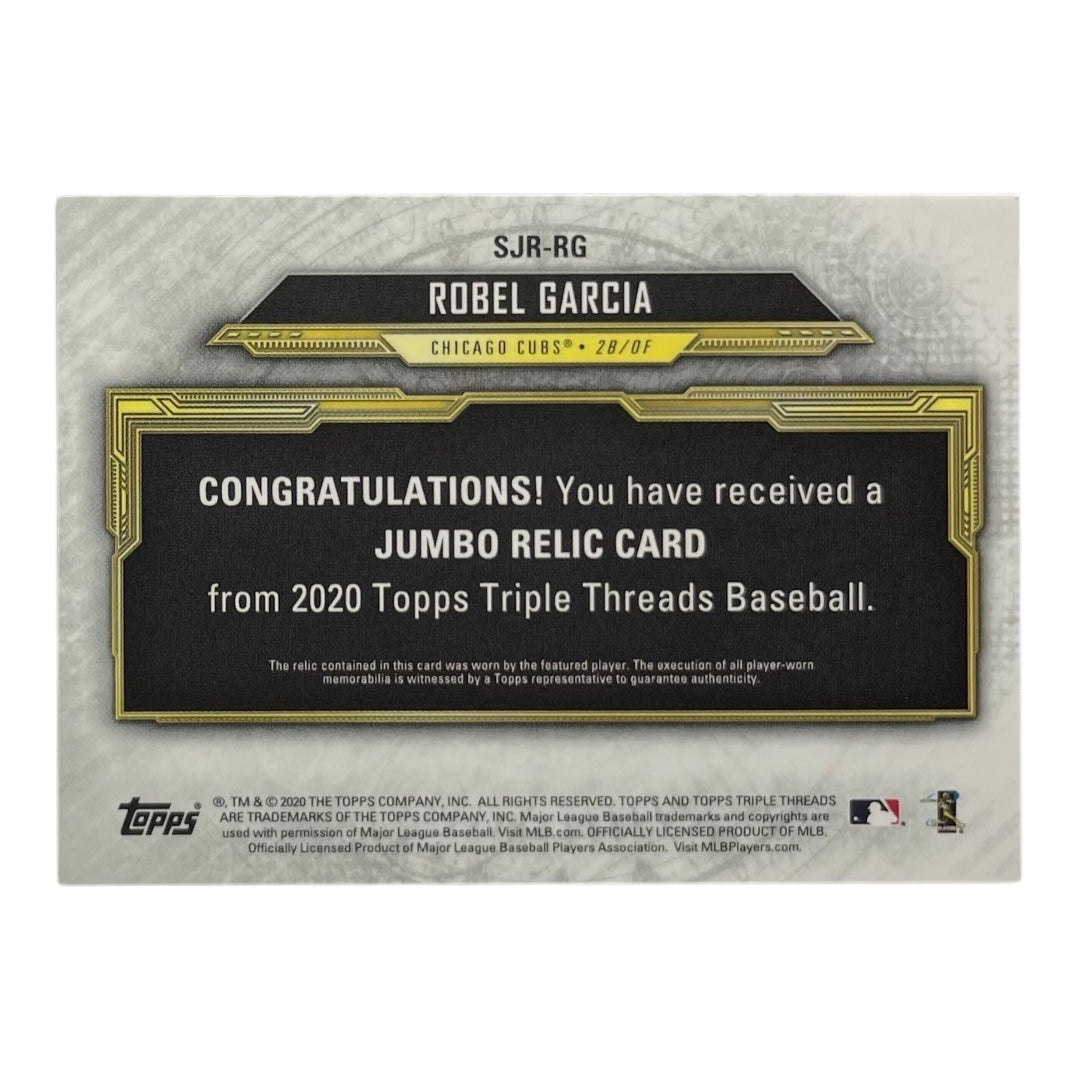 TOPPS MLBカード TRIPLE THREADS ROBEL GARCIA CHICAGO CUBS /27 #SJR-RG 中古 IT2