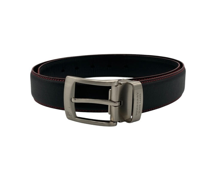BURBERRY BLACK LABEL バーバリーブラックレーベル バックル レザーベルト メンズ 中古 D4