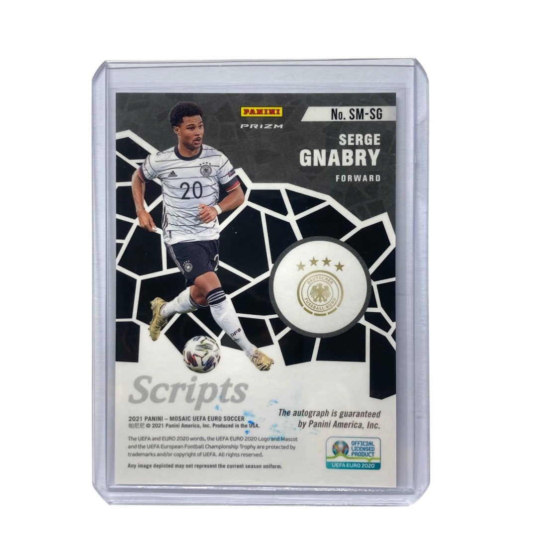 PANINI サッカーカード MOSAIC UEFA EURO PRIZM SERGE GNABRY GERMANY #SM-SG 中古 IT2