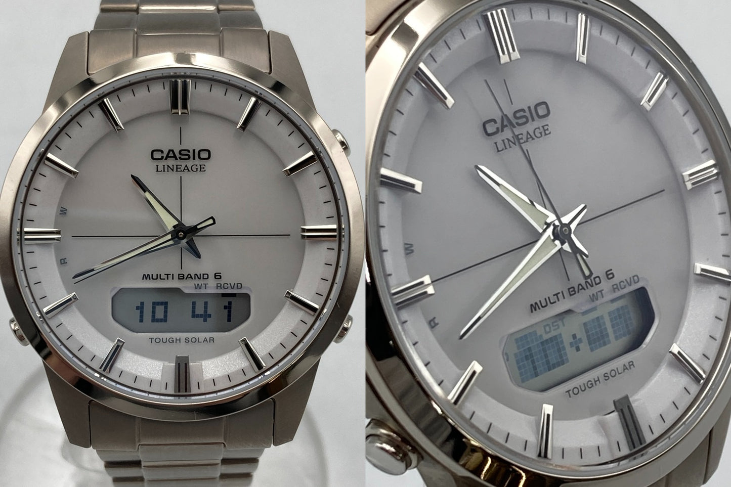 CASIO LINEAGE カシオ リニエージ 電波ソーラー 腕時計 LCW-M170T-7AJF 中古 D4