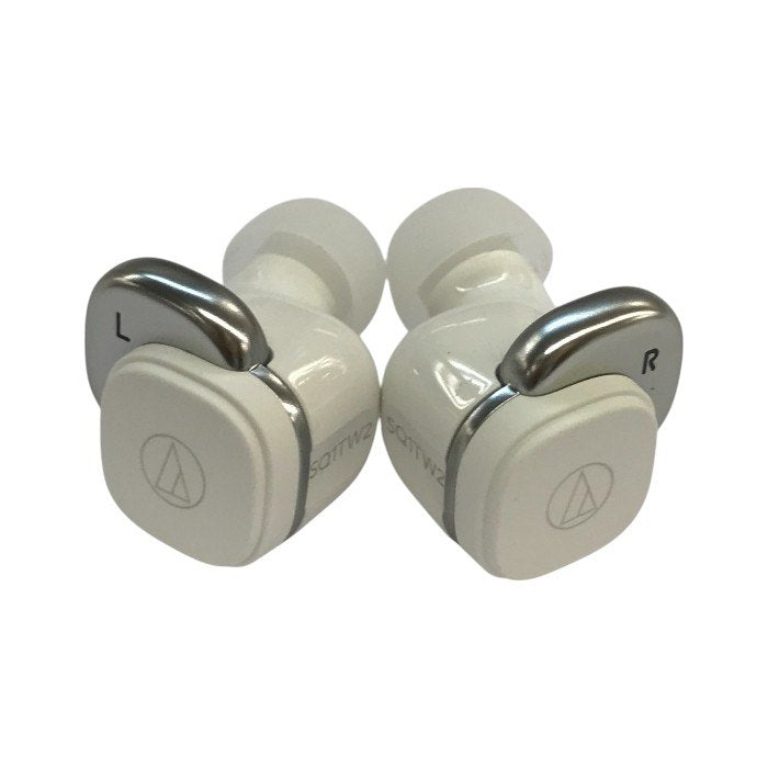 audio-technica オーディオテクニカ 完全ワイヤレスイヤホン ホワイト 小型 軽量 通話 Qi充電 ATH-SQ1TW2 WH 中古 T1