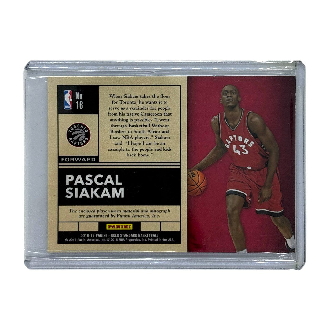 PANINI NBAカード GOLD STANDARD PASCAL SIAKAM TORONTO RAPTORS 096/149 #16 中古 IT1