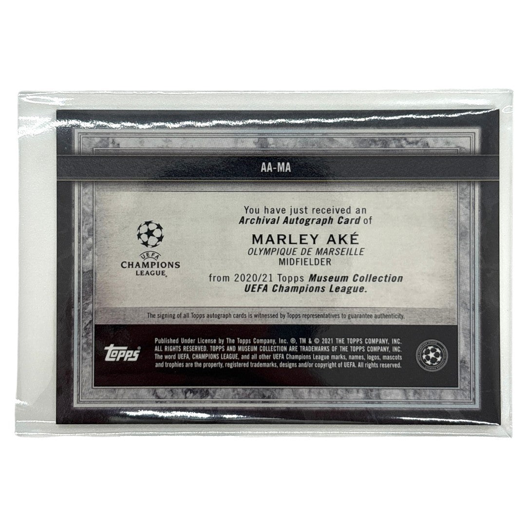 TOPPS サッカーカード MUSEUM COLLECTION MARLEY AKE OLYMPIQUE DE MARSEILLE 065/250 #AA-MA 中古 IT1