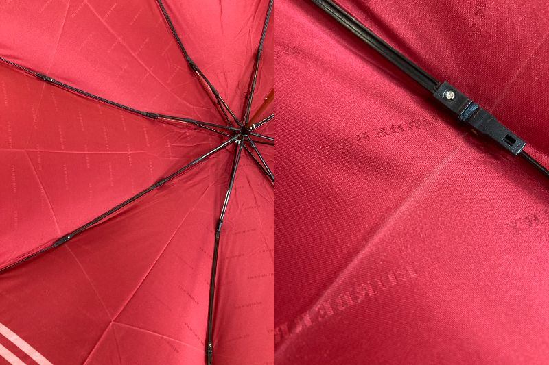 BURBERRY バーバリー 折りたたみ 雨傘 中古 D4