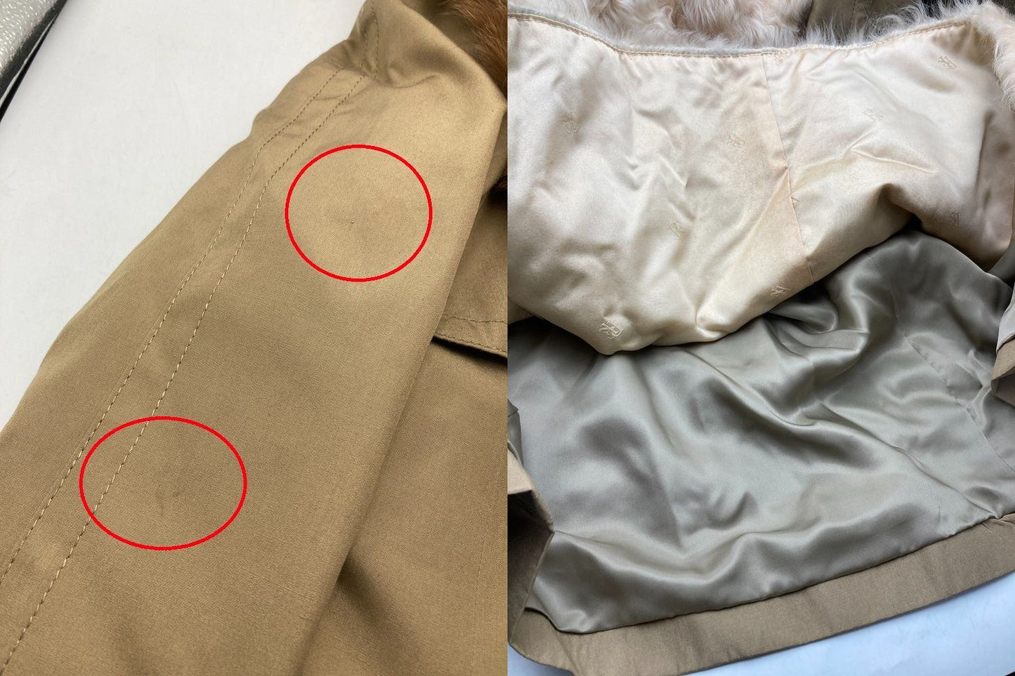 ROTINY ロティニー ファー ライナー付き ロングコート サイズLL 中古 D4