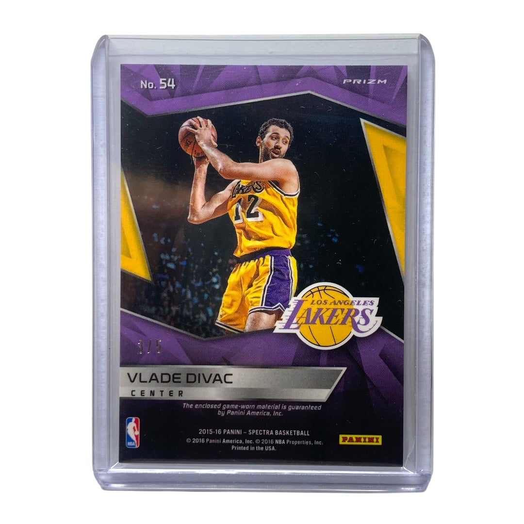 PANINI NBAカード SPECTRA PRIZM VLADE DIVAC LAKERS 3/5 #54 中古 IT2