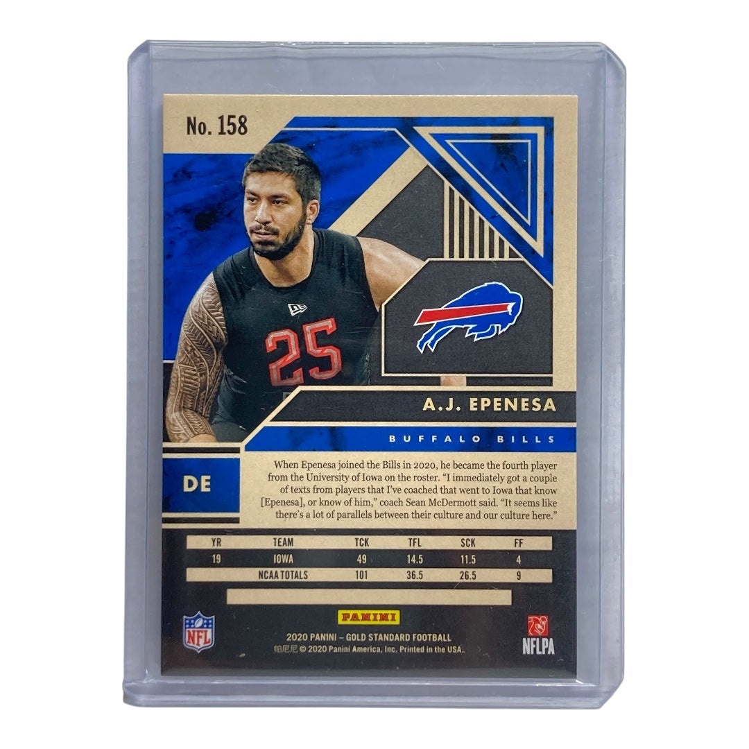PANINI NFLカード GOLD STANDARD A.J. EPENESA BILLS 13/25 #158 中古 IT2