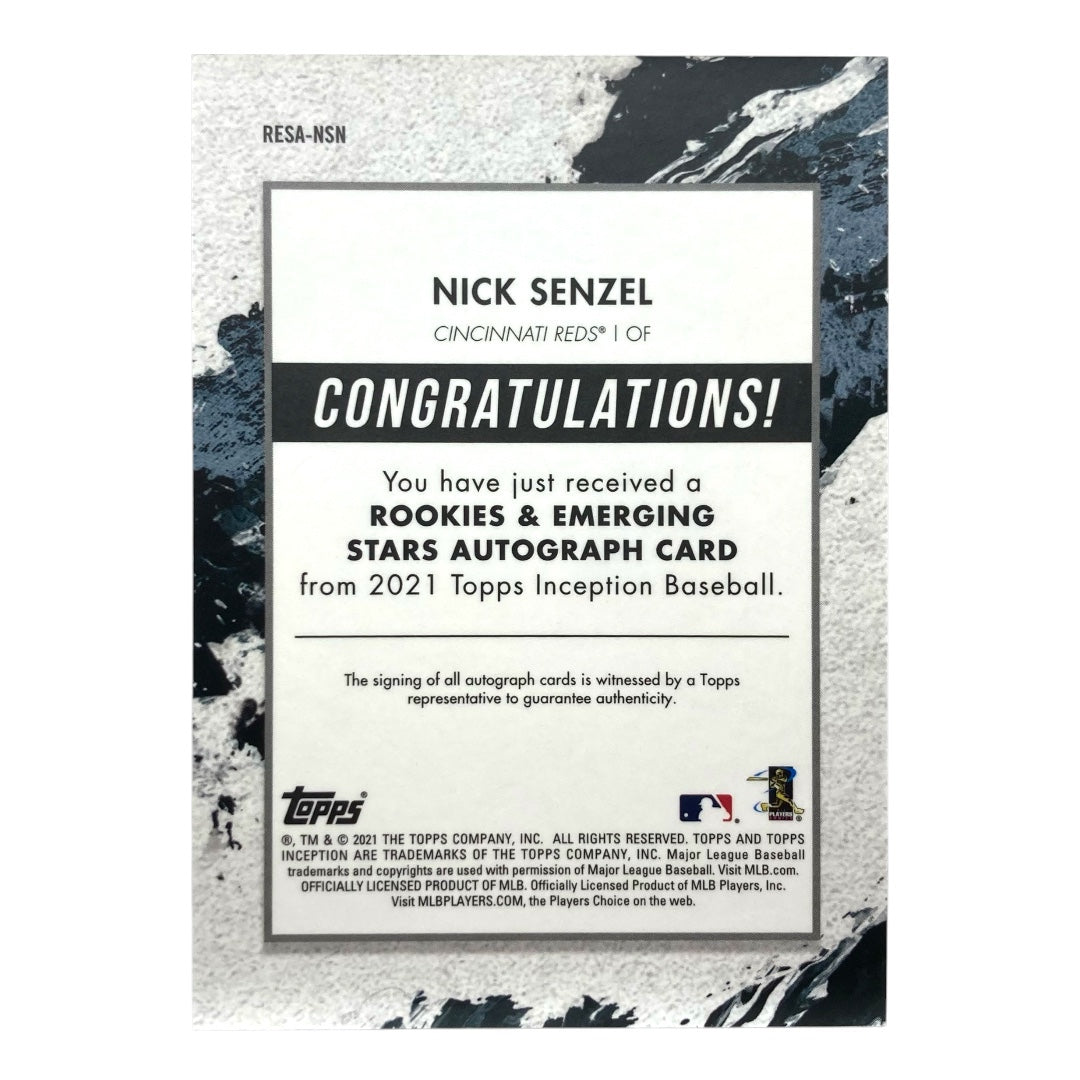 TOPPS MLBカード INCEPTION NICK SENZEL REDS 01/25 #RESA-NSN 中古 IT2