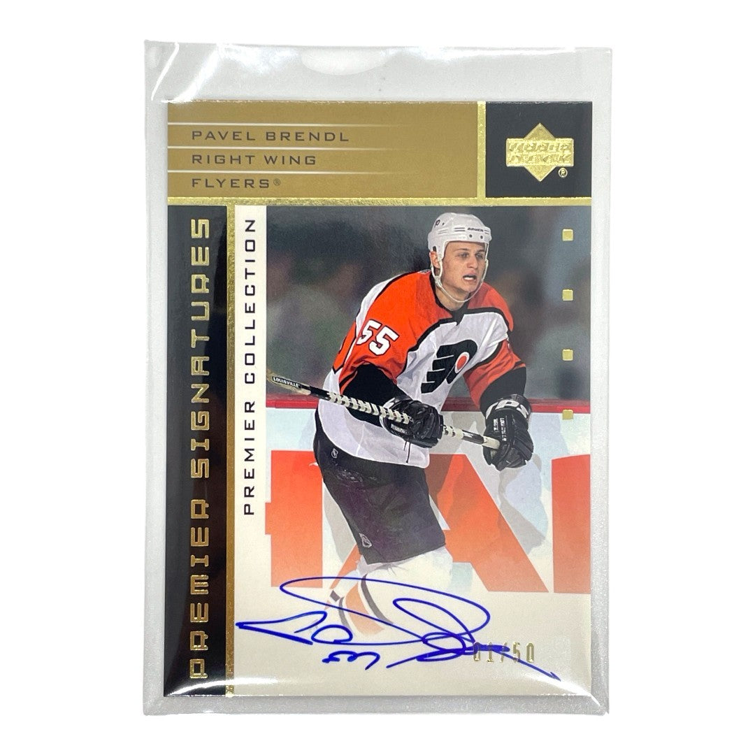 UPPER DECK NHLカード PREMIER COLLECTION PAVEL BRENDL FLYERS 01/50 #S-BR 中古 IT1