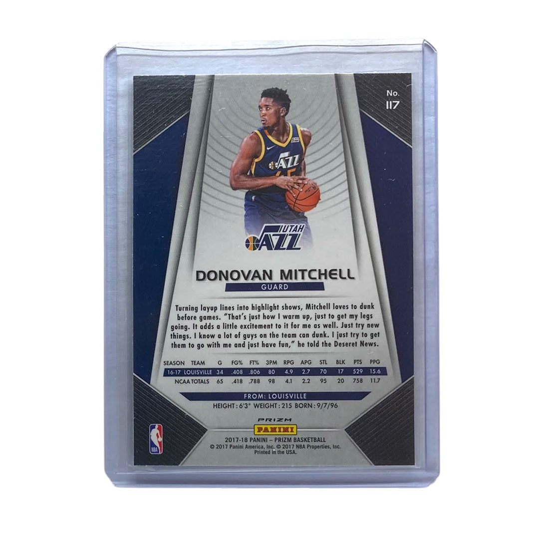 PANINI NBAカード PRIZM DONOVAN MITCHELL UTAH JAZZ #117 中古 IT2