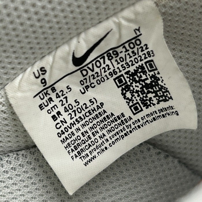 NIKE ナイキ エアフォース1 スニーカー メンズ ホワイト/レッドチェック 27cm DV0789 100 靴 シューズ かっこいい おしゃれ 中古 W1