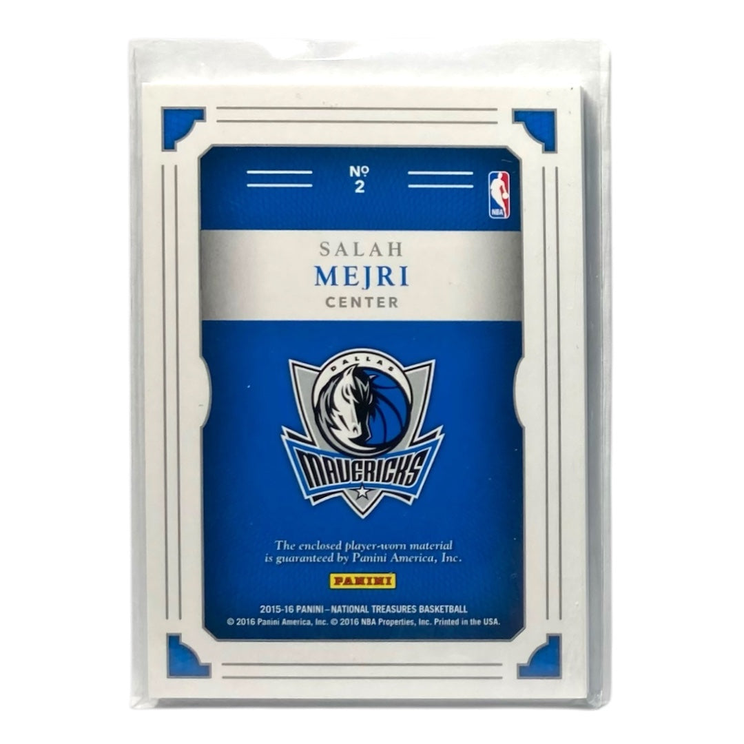 PANINI NBAカード NATIONAL TREASURES SALAH MEJRI DALLAS MAVERICKS /99 #2 中古 IT2