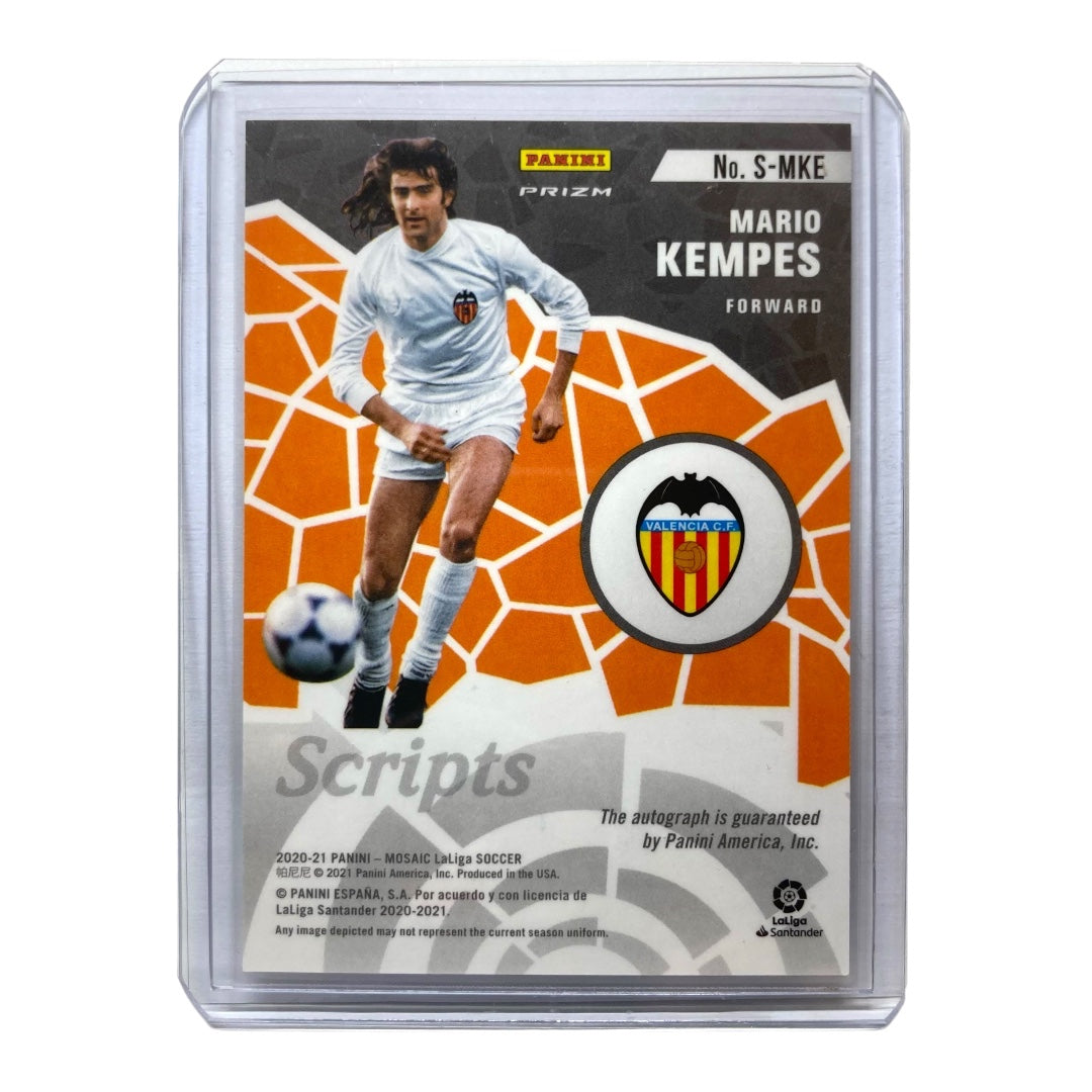 PANINI サッカーカード MOSAIC LALIGA PRIZM MARIO KEMPES VALENCIA #S-MKE 中古 IT2