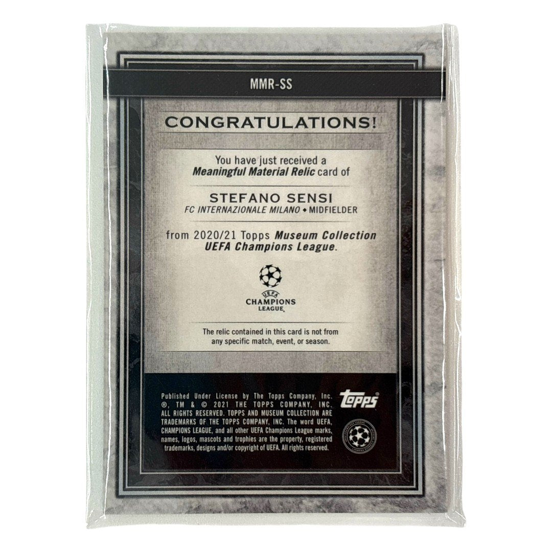 TOPPS サッカーカード MUSEUM COLLECTION STEFANO SENSI INTERNAZIONALE MILANO 127/150 #MMR-SS 中古 IT1