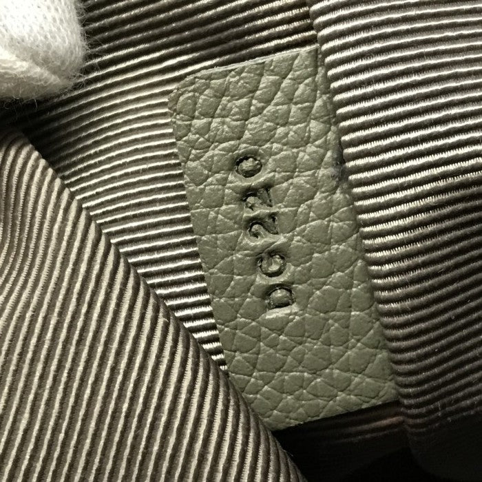 dunhill ダンヒル クラッチバッグ メンズ シボレザー セカンドバッグ ジップポーチ ハンドル付き グレー 中古 T1