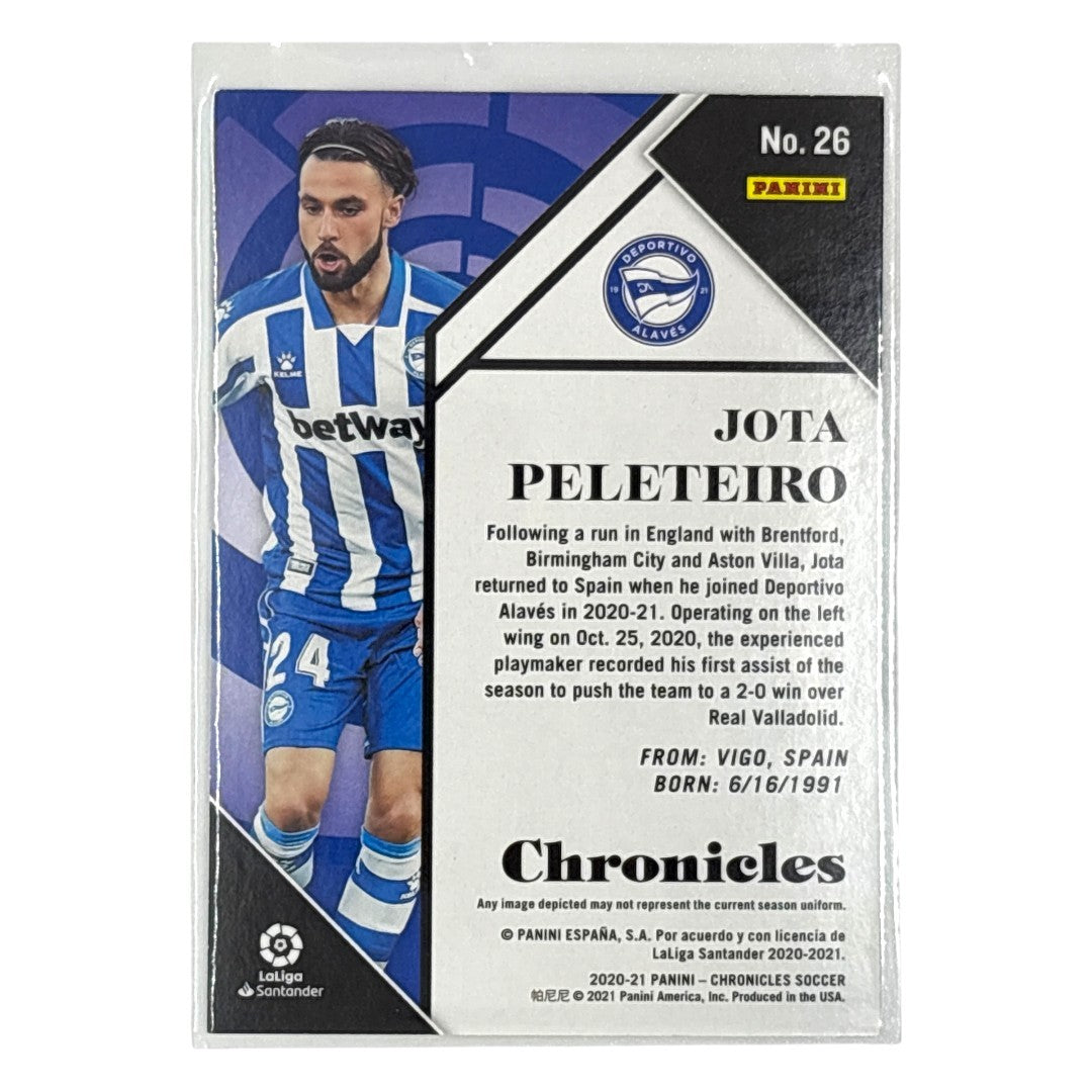 PANINI サッカーカード CHRONICLES JOTA PELETEIRO DEPORTIVO ALAVES /10 #26 中古 IT1