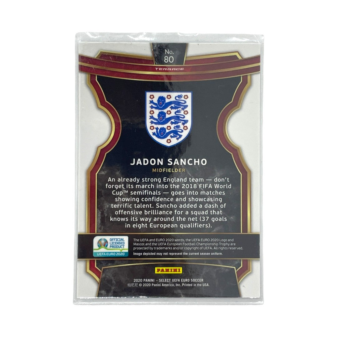 PANINI サッカーカード SELECT UEFA EURO TERRACE JADON SANCHO ENGLAND #80 中古 IT1