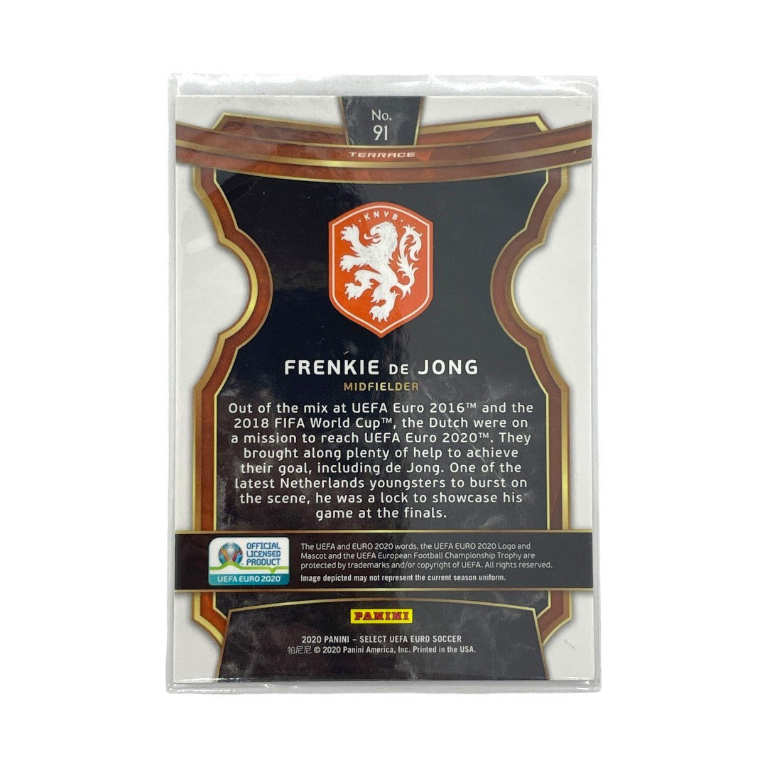 PANINI サッカーカード SELECT UEFA EURO TERRACE FRENKIE DE JONG NETHERLANDS #91 中古 IT1