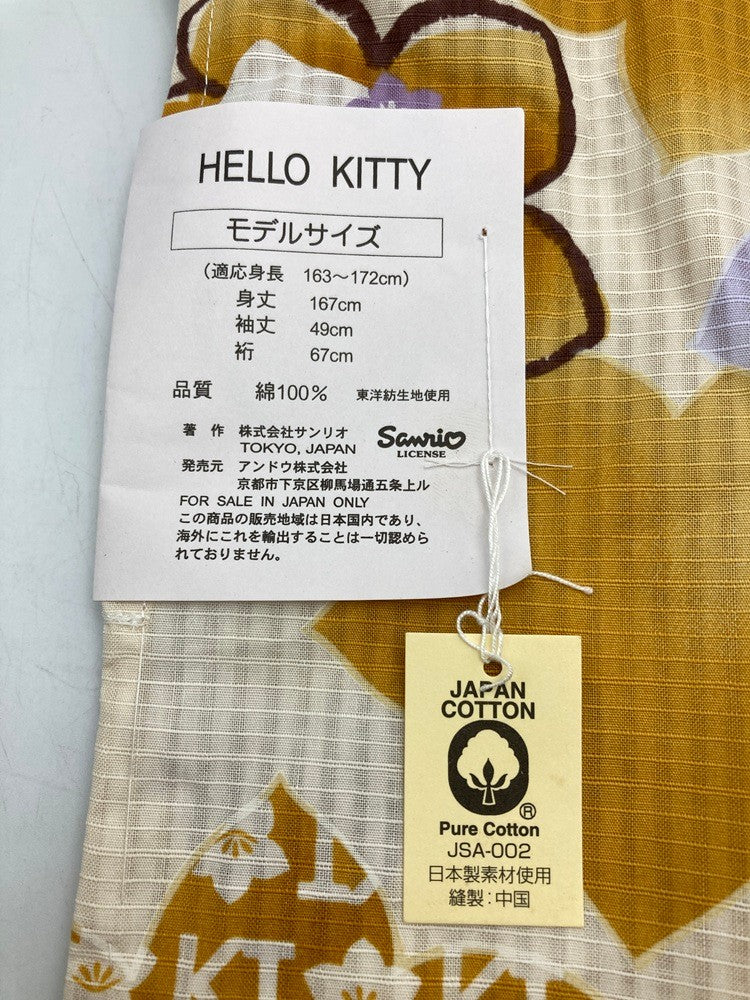サンリオ HELLO KITTY キティちゃん 浴衣 レディース 中古 D4