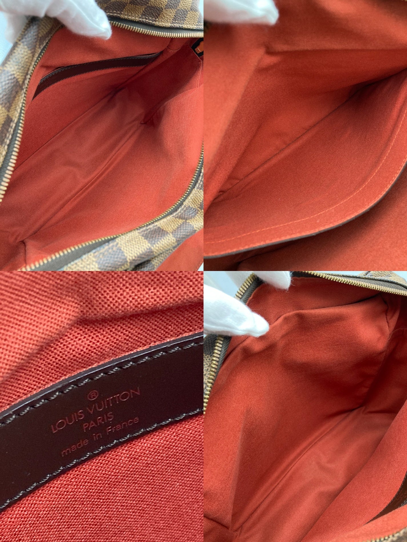 LOUIS VUITTON ルイヴィトン ダミエ エベヌ ナヴィグリオ ショルダーバッグ N45255 中古 D4