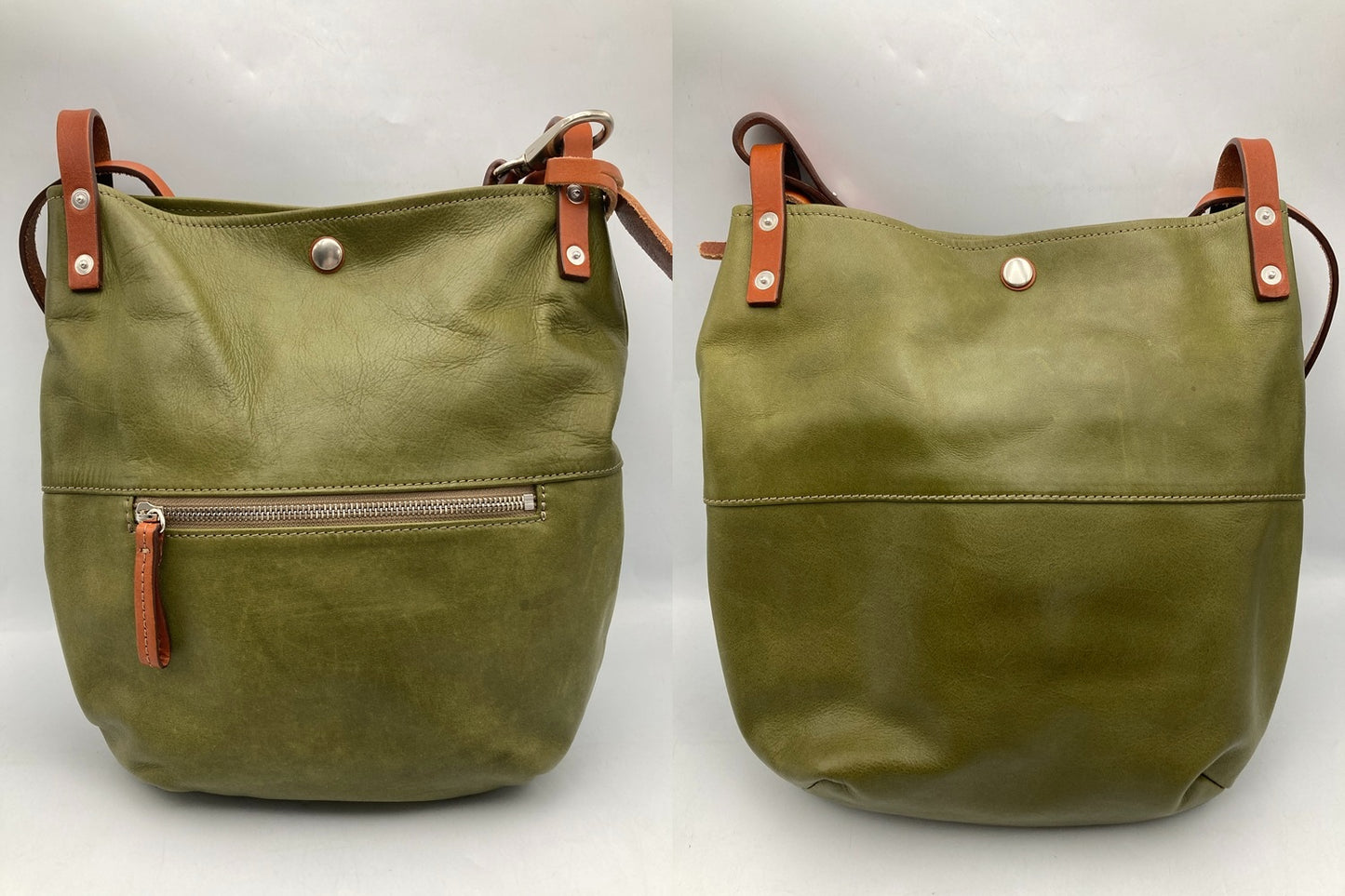 BEAU DESSIN S.A. ボーデッサン ウォッシュ・ガーメント 2WAY ショルダーバッグ WF1810 中古 D4