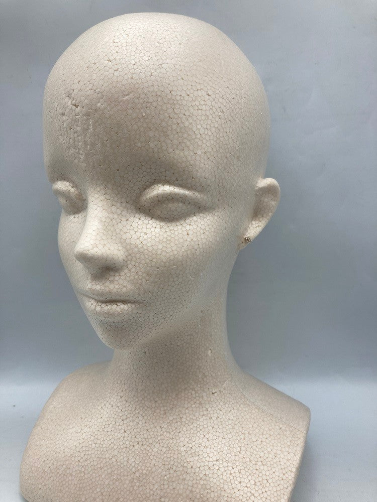 4℃ ヨンドシー K10PG キュービックジルコニア フラワーモチーフ ピアス 中古 D4