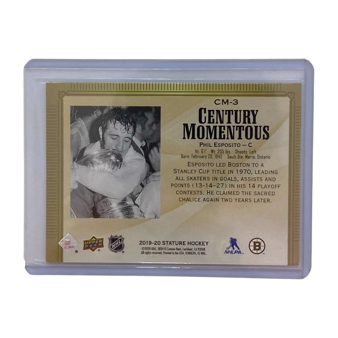 UPPER DECK NHLカード STATURE PHIL ESPOSITO BRUINS 15/20 #CM-3 中古 IT2