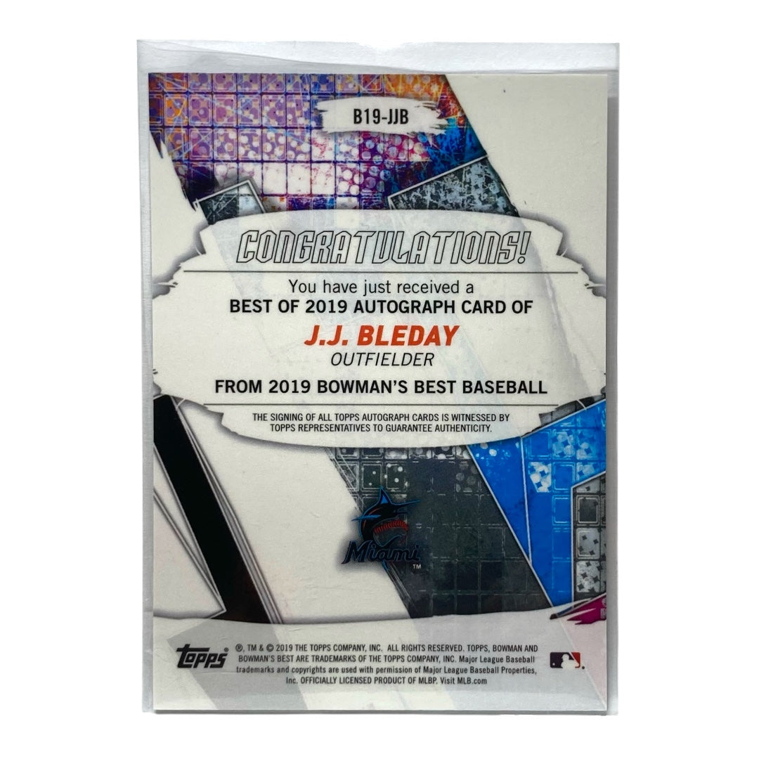 TOPPS MLBカード BONMAN'S BEST J.J.BLEDAY MARLINS 027/150 #B19-JJB 中古 IT2