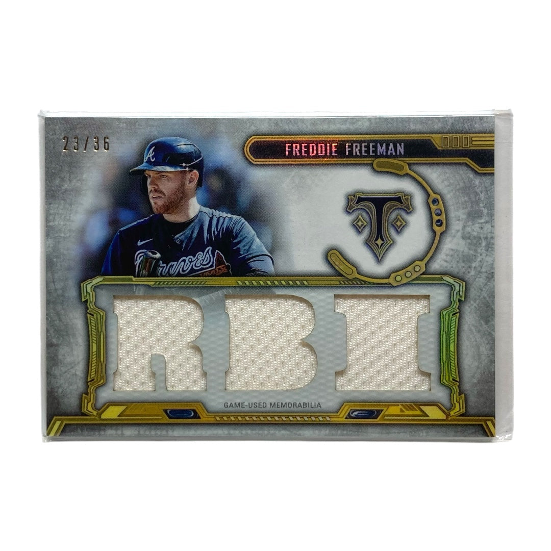 TOPPS MLBカード TRIPLE THREADS FREDDIE FREEMAN BRAVES 23/36 #TTR-FF2 中古 IT2