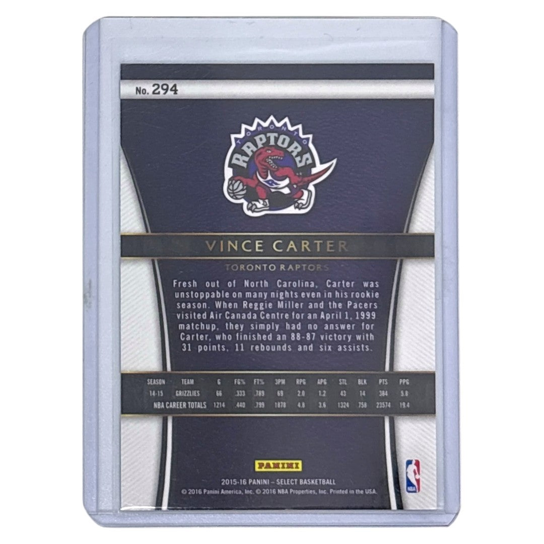 PANINI NBAカード SELECT VINCE CARTER RAPTORS #294 中古 IT1