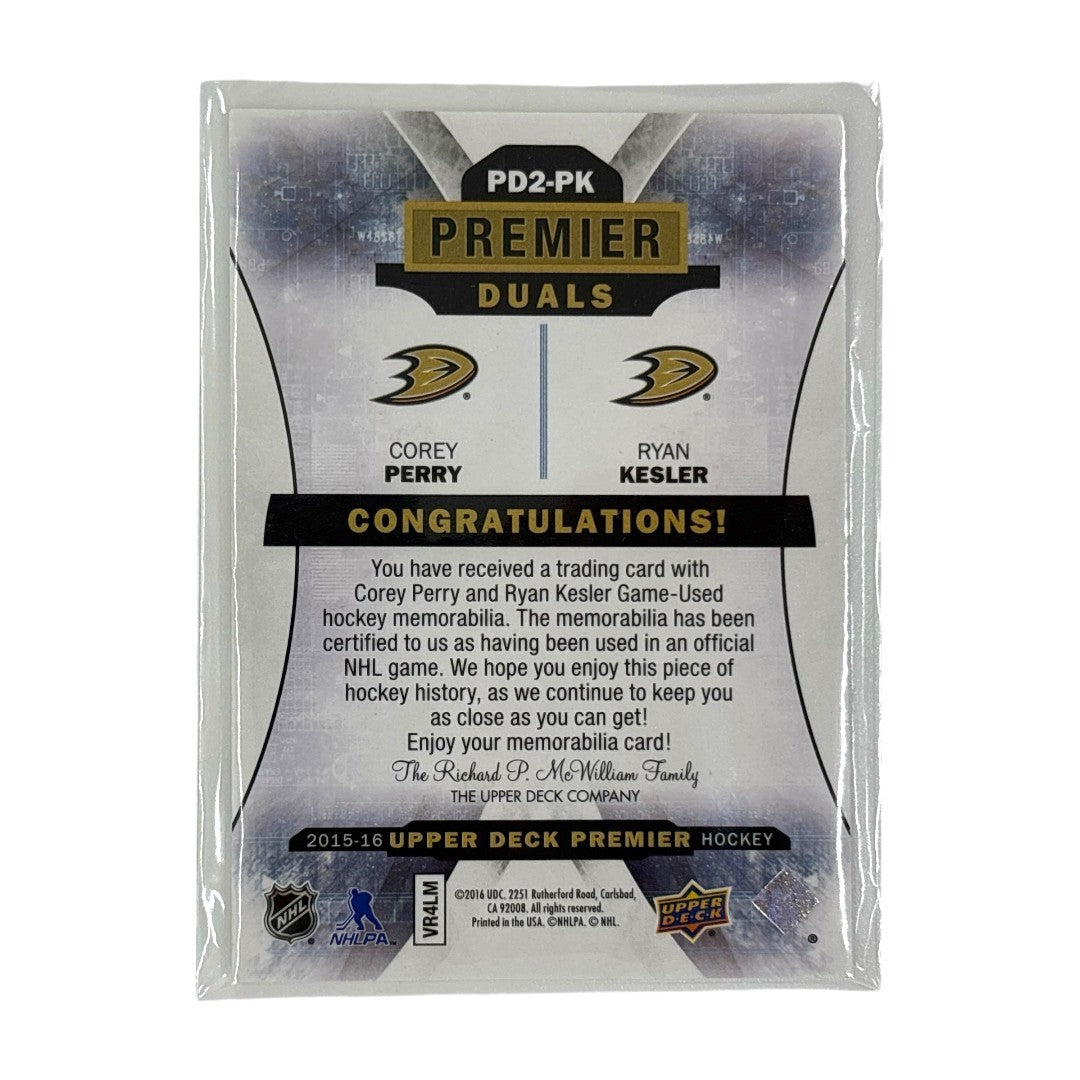 UPPER DECK NHLカード PREMIER COREY PERRY RYAN KESLER DUCKS 050/149 #PD2-PK 中古 IT1