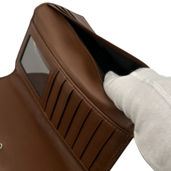 COACH シグネチャー ブラウン 長財布 コーチ レディース 小銭入れ 札入れ カード入れ 中古 W1