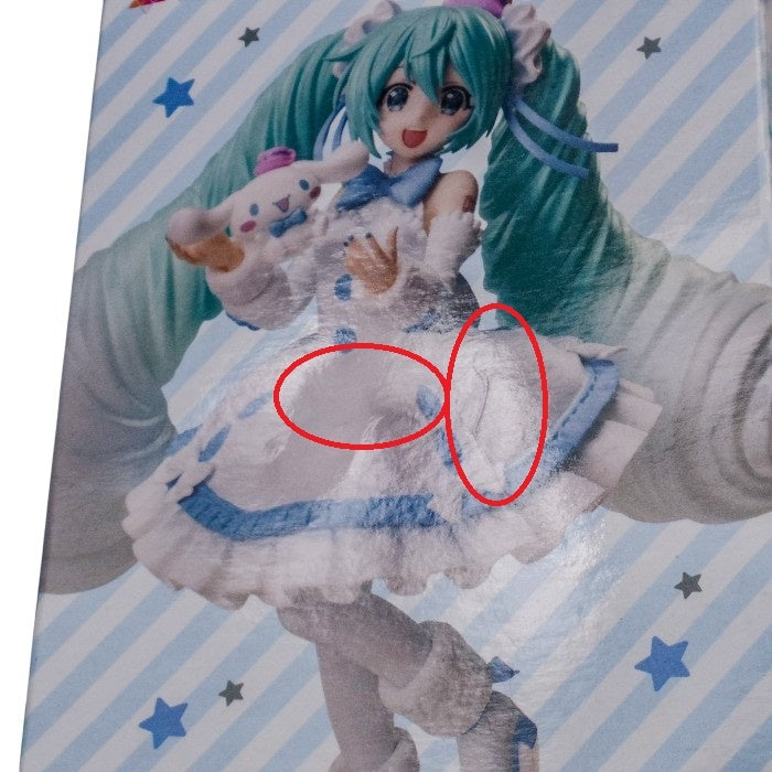 未開封品 SEGA 初音ミク×シナモロール 「初音ミクシリーズ」 Luminasta“初音ミク×シナモロール”ホワイトドレスVer. 中古 a1