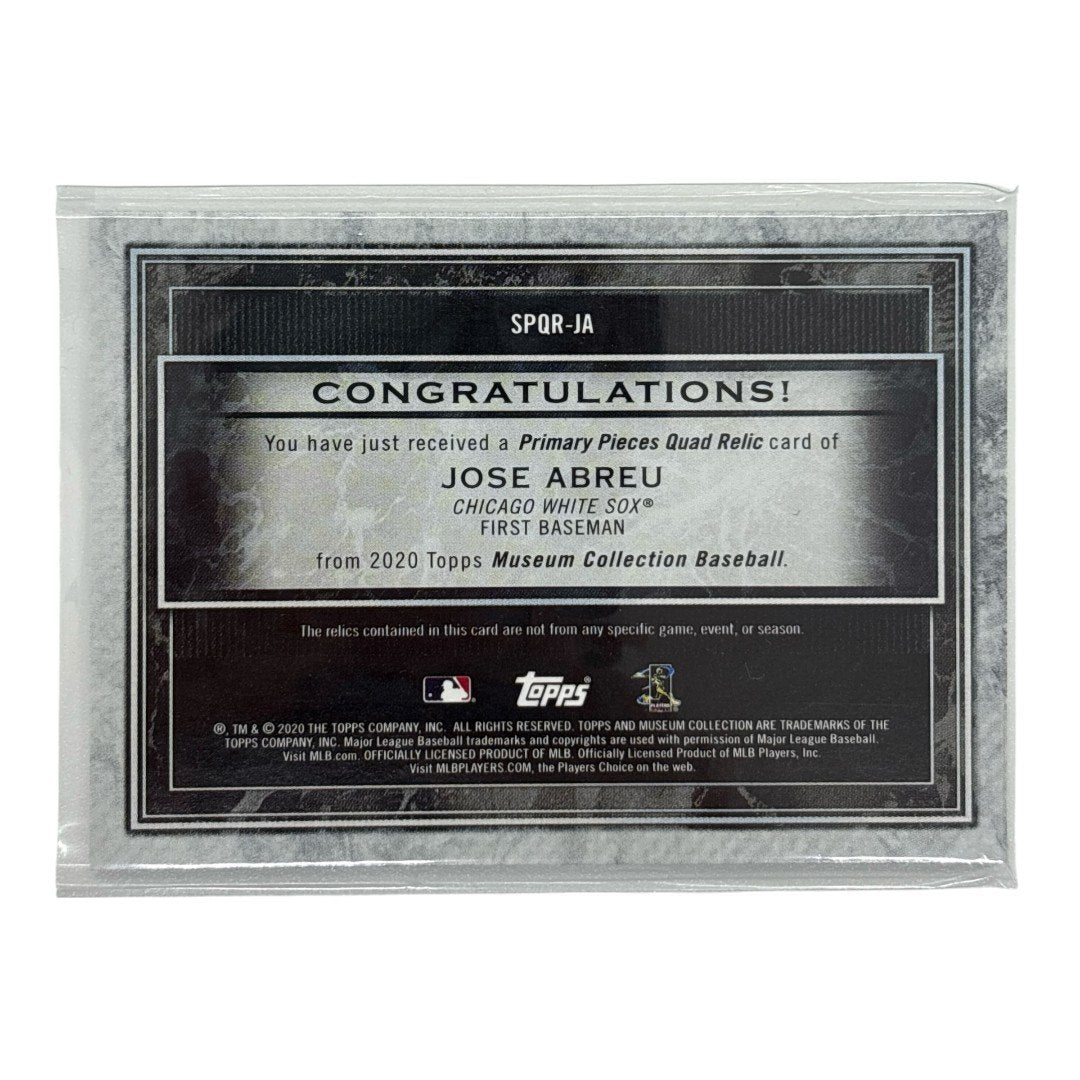 TOPPS MLBカード MUSEUM COLLECTION JOSE ABREU CHICAGO WHITE SOX 86/99 #SPQR-JA 中古 IT1