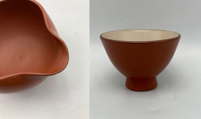 佐渡無名異焼 丸山金水 茶器揃 5客 中古 D4