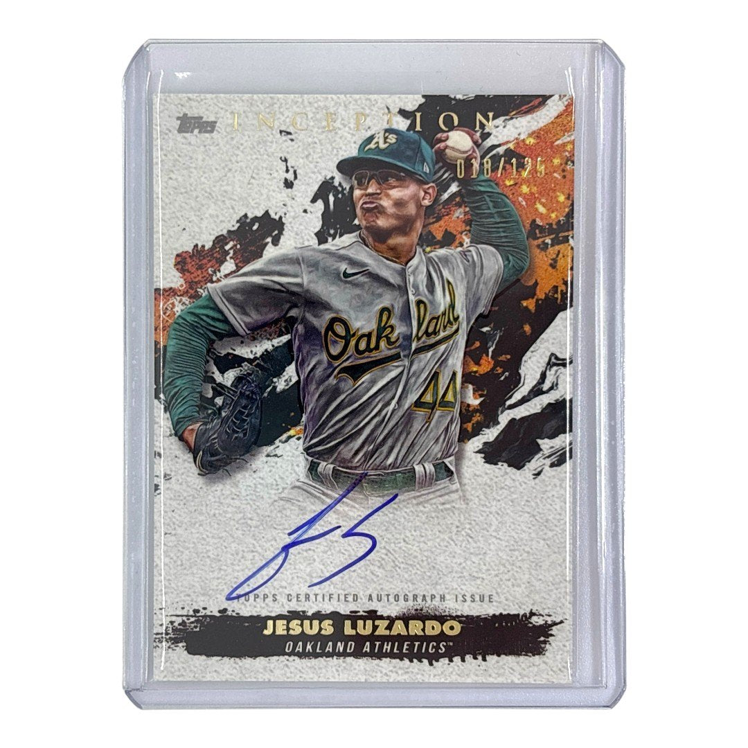 TOPPS MLBカード INCEPTION JESUS LUZARDO OAKLAND ATHLETICS 018/125 #RESA-JL 中古 IT1