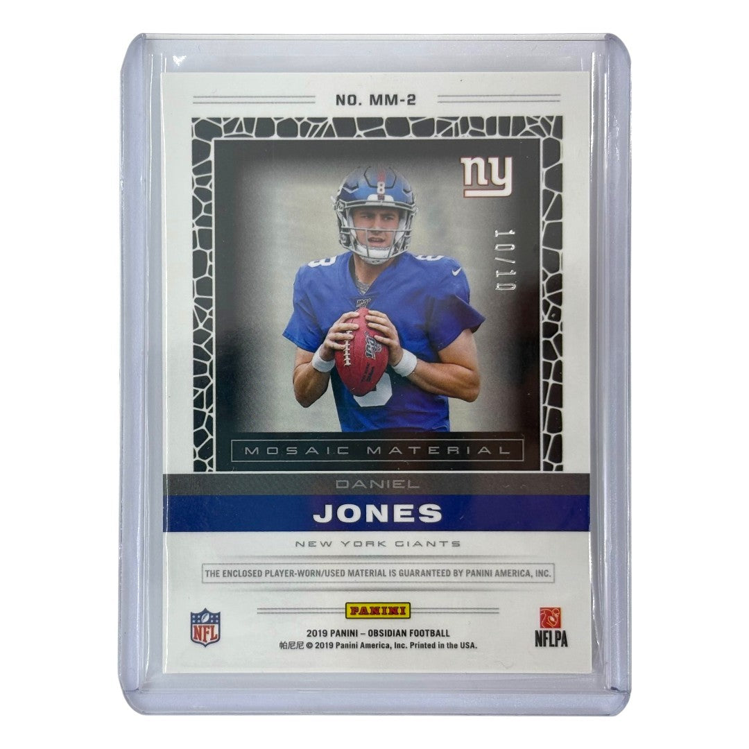 PANINI NFLカード OBSIDIAN DANIEL JONES GIANTS 10/10 #MM-2 中古 IT1