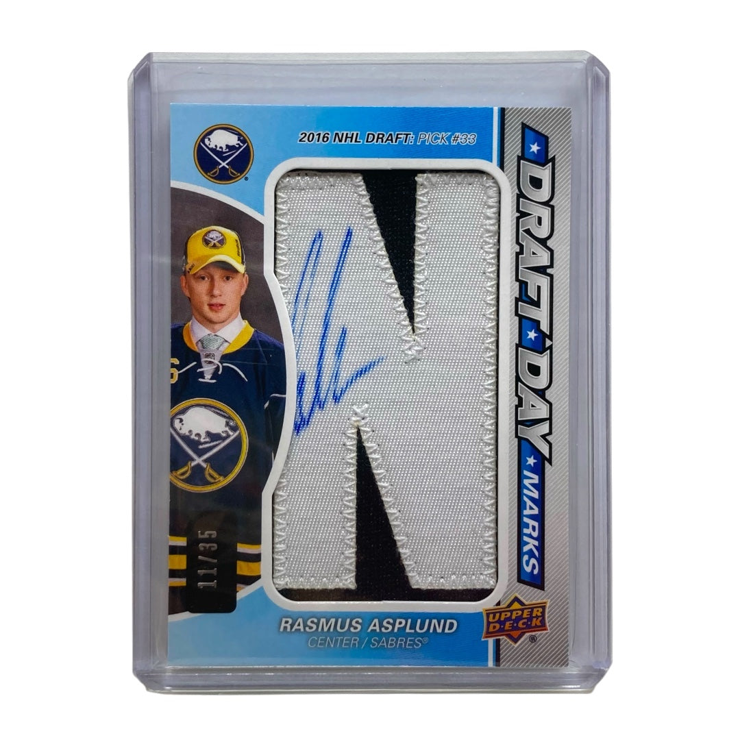 UPPER DECK NHLカード SP GAME USED RASMUS ASPLUND SABRES 11/35 #DDM-RA 中古 IT2