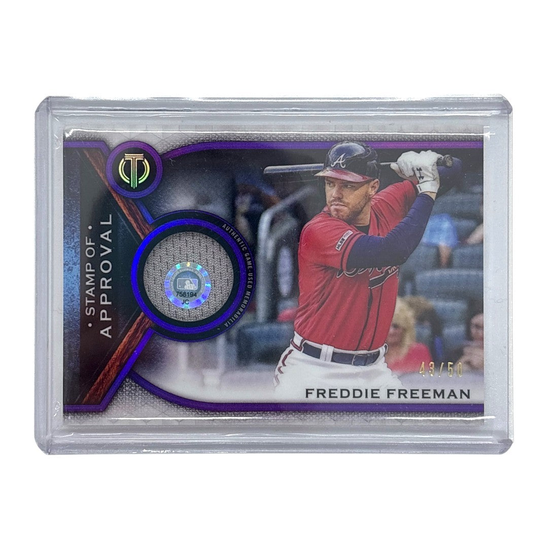 TOPPS MLBカード TRIBUTE FREDDIE FREEMAN ATLANTA BRAVES 43/50 #SOA-FF 中古 IT1
